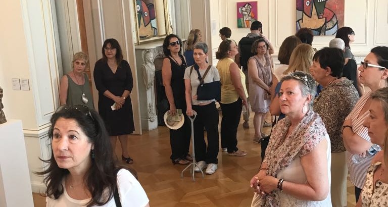 JUNE 13, 2018   GUIDED TOUR OF THE EXHIBITION ”GEORGE CONDO AT Cycladic”